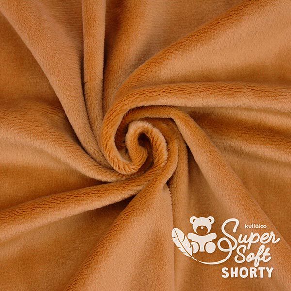 Tessuto peluche SuperSoft SHORTY [ 1 x 0,75 m | 1,5 mm ] - marrone chiaro | Kullaloo ,  image number 2