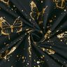 jersey di cotone Farfalle dorate | Glitzerpüppi – nero,  thumbnail number 3