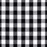 tessuto in cotone Quadro vichy 1,7 cm – nero/bianco,  thumbnail number 1
