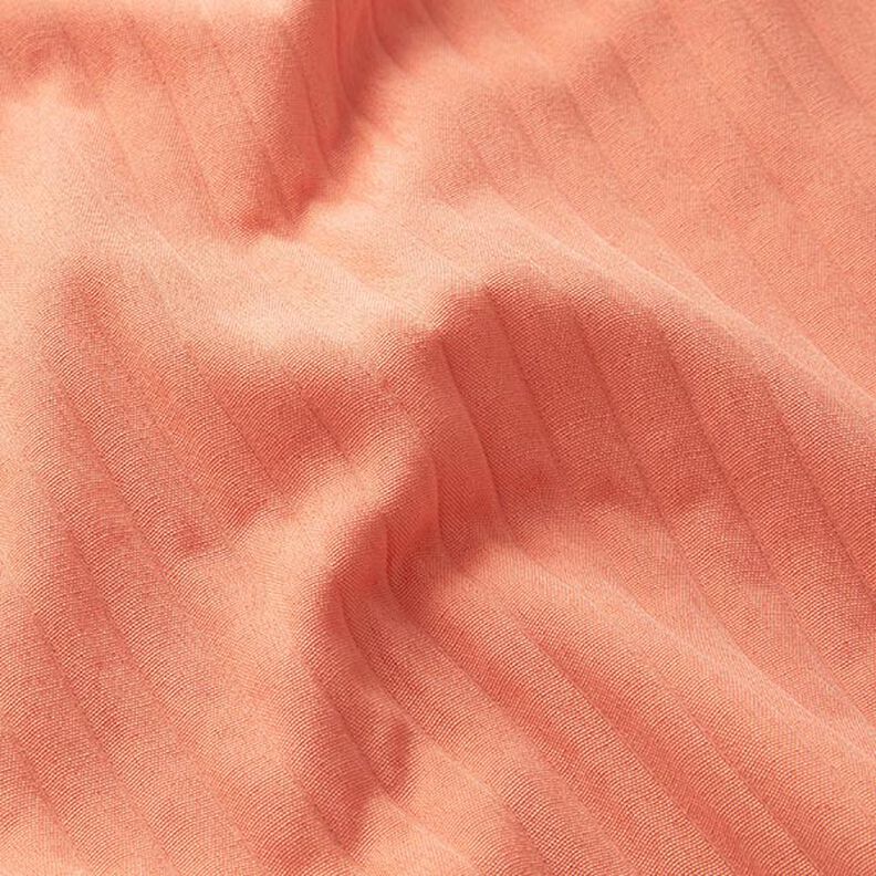 tessuto stretch jacquard, righe 3D | Fibre Mood – salmone, image number 2