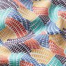 tessuto in cotone cretonne Archi astratti – bianco/eucalipto,  thumbnail number 2