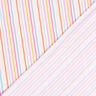jersey di cotone Righe di pastello – bianco lana/violetto pastello,  thumbnail number 4