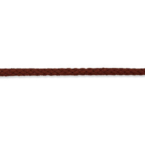 Cordoncino in cotone [Ø 5 mm] – marrone scuro, 