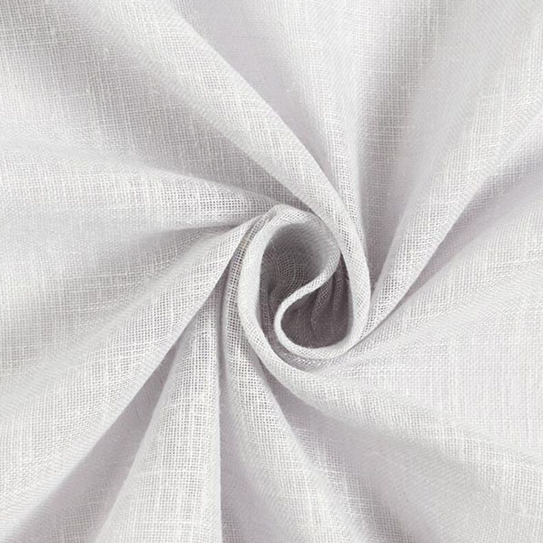 tessuto per tende, voile effetto lino 300 cm – grigio argento,  image number 1