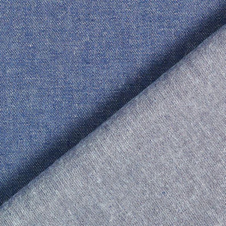chambray di cotone, effetto jeans – blu marino,  image number 3