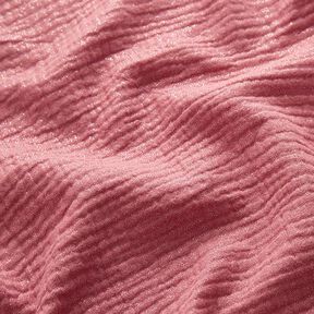 mussolina / tessuto doppio increspato Fini punti glitterati| by Poppy – rosa anticato, 