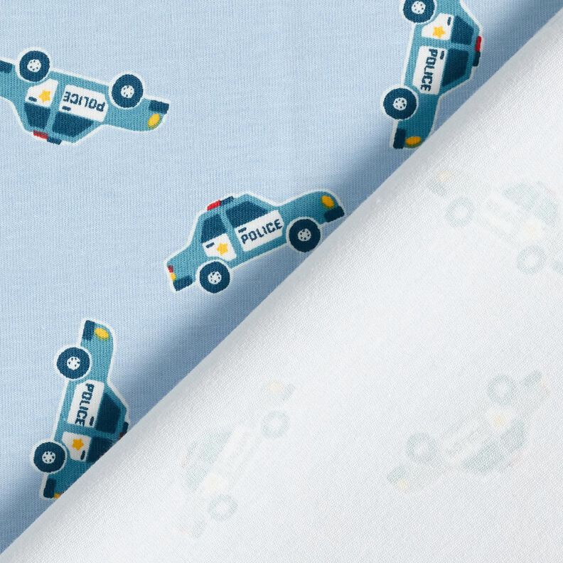 jersey di cotone Auto della polizia – blu jeans chiaro,  image number 4