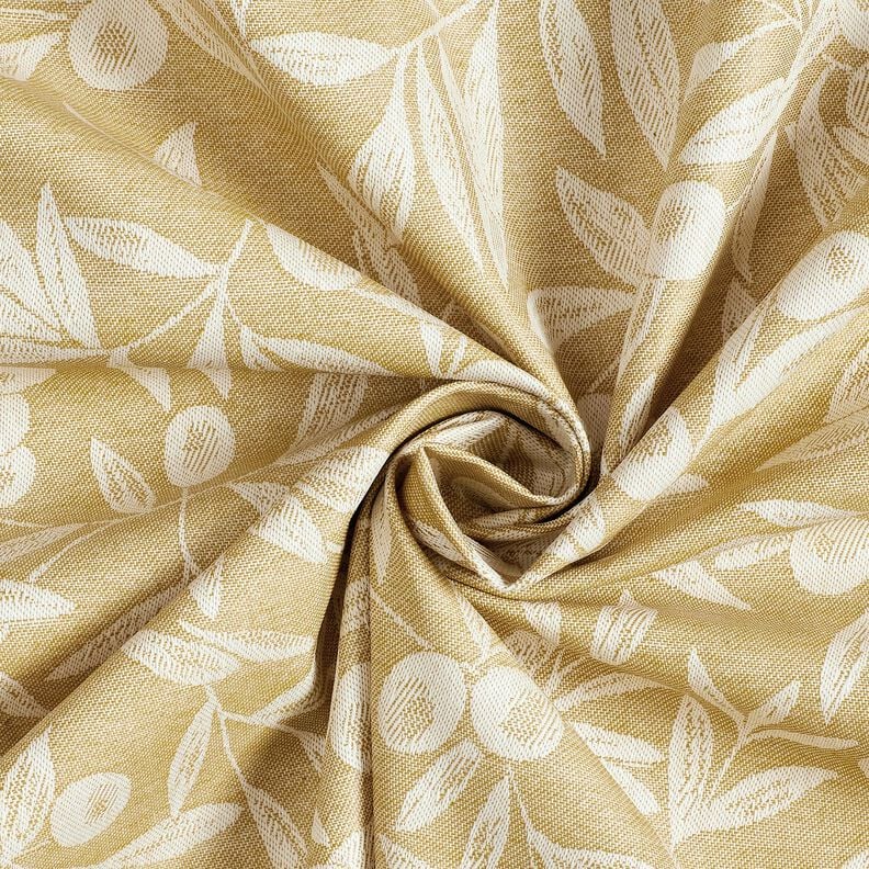 cotone rivestito Jacquard Olive ricoperte – oliva giallastro/beige chiaro,  image number 3