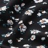 Tessuto in viscosa con pioggia floreale – nero,  thumbnail number 2