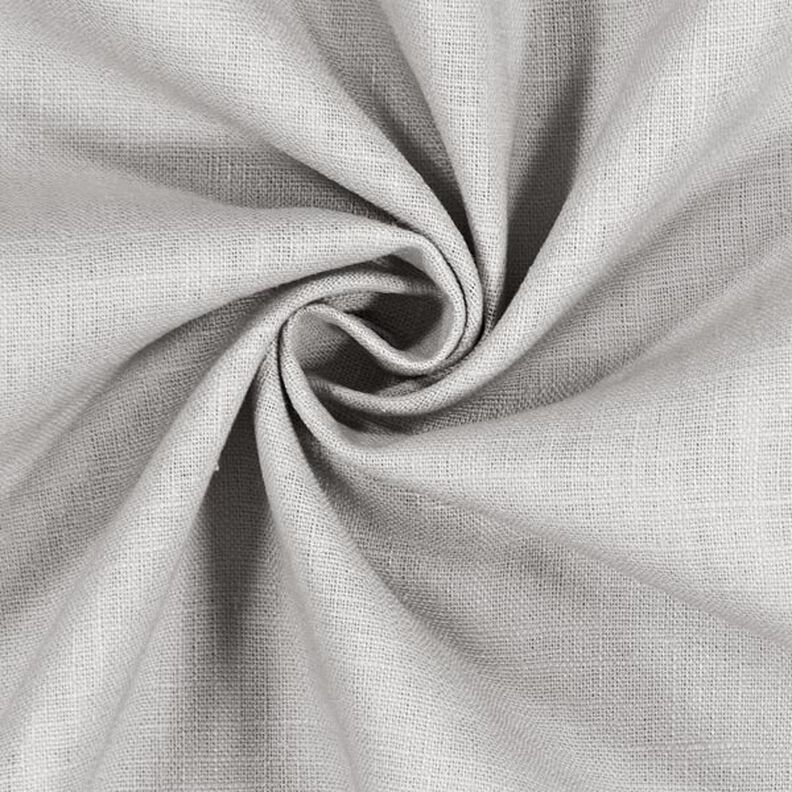 Tessuto di lino misto Ramie medio – argento,  image number 3