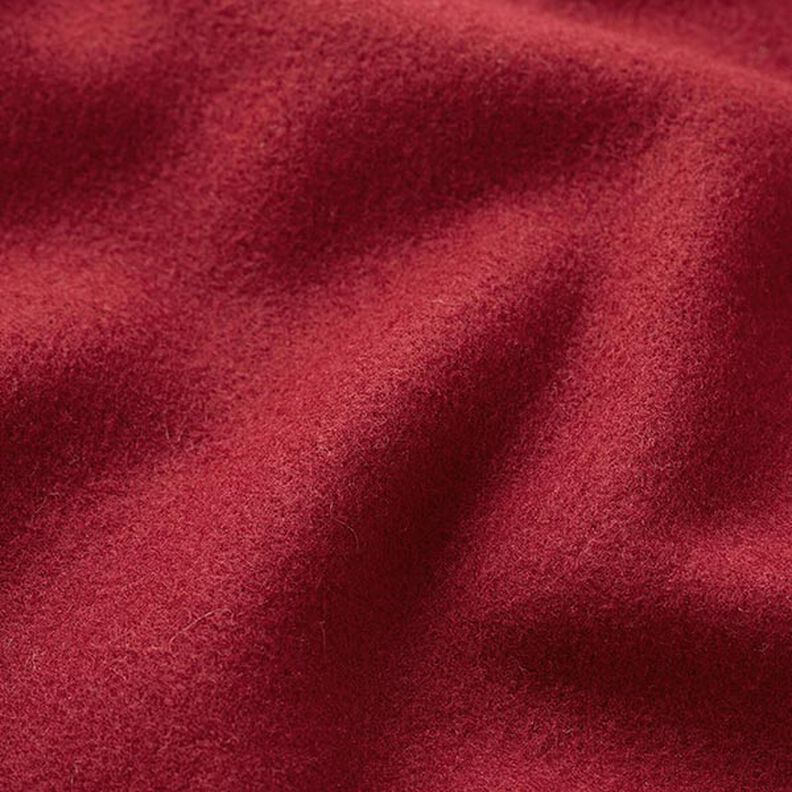 Tessuto per cappotti in poliestere riciclato – rosso Bordeaux,  image number 2
