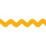 Bordura dentellata [12 mm] – giallo sole,  thumbnail number 2
