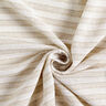 Tessuto di cotone con struttura a griglia a righe trasversali – beige/bianco,  thumbnail number 4