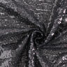 Tessuto micro paillettes in tinta unita – nero,  thumbnail number 4