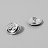 Bottone metallo ancora – argent metallica,  thumbnail number 2
