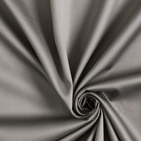satin di cotone tinta unita – grigio ardesia, 