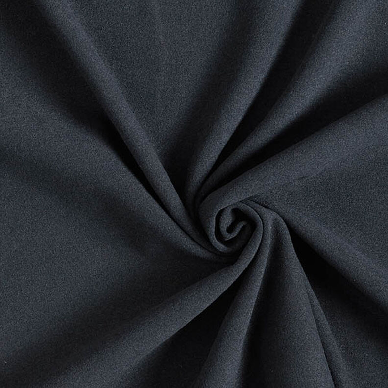Tessuto in velluto tinta unita per cappotti – nero,  image number 1