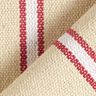 Tessuto in cotone Rustico – rosso carminio/naturale,  thumbnail number 4