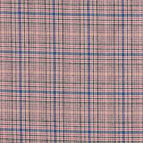 Misto cotone Fine motivo a quadri – rosa fucsia acceso/blu reale, 