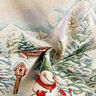 taglio di tessuto arredo gobelin Pupazzo di neve – rosso carminio/beige chiaro,  thumbnail number 3