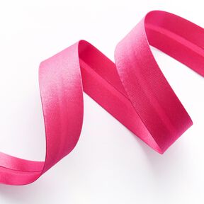 Nastro in sbieco satin [20 mm] – rosa fucsia acceso, 