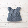 mussolina / tessuto doppio increspato Pois stampa laminata | by Poppy – grigio blu,  thumbnail number 6