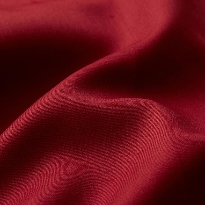 satin di cotone tinta unita – rosso scuro,  image number 3