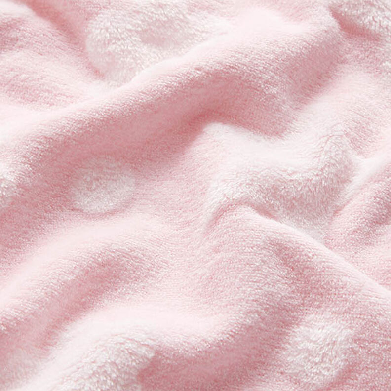 Morbido pile Stelle e fiori – rosé,  image number 2