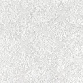 tessuto arredo Jacquard Diamanti decorativi 275 cm – bianco, 