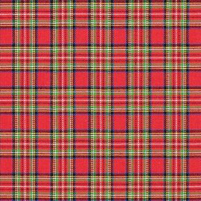 flanella di cotone Quadri scozzesi Glenside – peperoncino, 