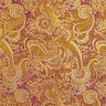 jacquard abbigliamento, paisley effetto metallizzato – lillà/oro,  thumbnail number 1