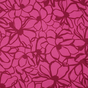 satin di cotone Magnolia | Nerida Hansen – rosa fucsia acceso/rosso scuro, 