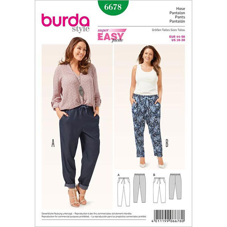 Pantalone, Burda 6678,  image number 1