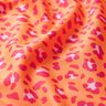Tessuto per costumi da bagno con stampa leopardata – arancio pesca/rosa fucsia acceso,  thumbnail number 2