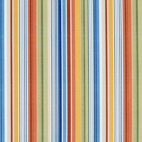 Tessuto per tovaglia Righe sottili – bianco/blu, 