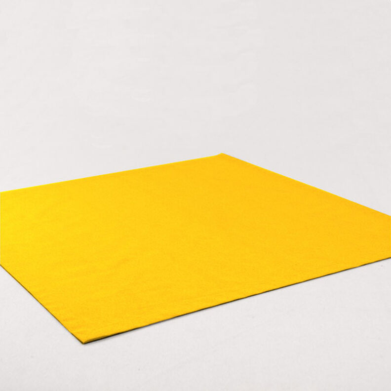 Feltro 45 cm / 4 mm di spessore – giallo sole,  image number 2