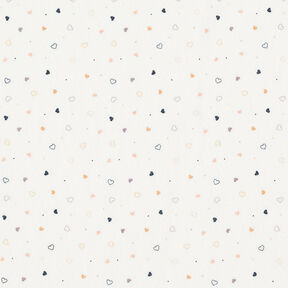 vellutino nicki Cuoricini – bianco, 