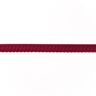 Fettuccia elastica pizzo [12 mm] – rosso Bordeaux,  thumbnail number 1