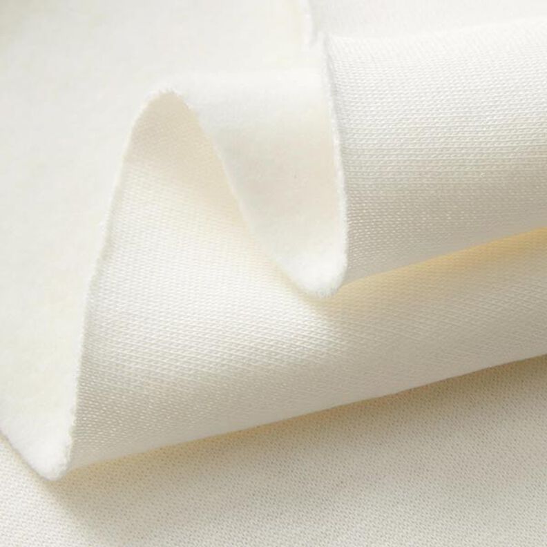 felpa garzata – bianco lana,  image number 4