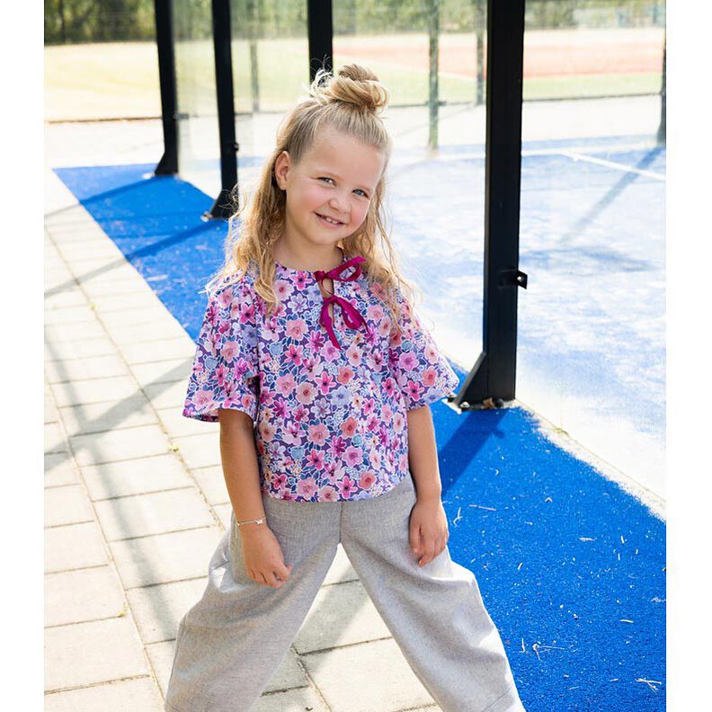 popeline di cotone fiori | Poppy Fabrics – lillà rosso,  image number 6