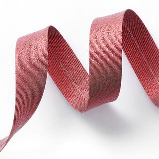 Nastro in sbieco Metallico [20 mm] – rosso carminio, 