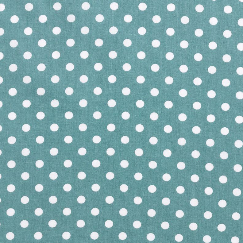 popeline di cotone Pois Polka – grigio perla/bianco, image number 1