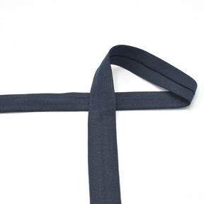 Nastro in sbieco jersey di cotone [20 mm] – blu notte, 