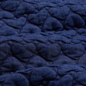jeans tessuto trapuntato cuori – blu notte, 
