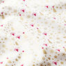 tessuto in cotone popeline Cuori e stelle – bianco lana/oro,  thumbnail number 2