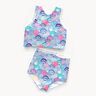 tessuto per costumi da bagno UPF50 Conchiglie – azzurro/lilla bluastro,  thumbnail number 5