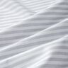tessuto in cotone cretonne Strisce casual – grigio chiaro/bianco,  thumbnail number 2