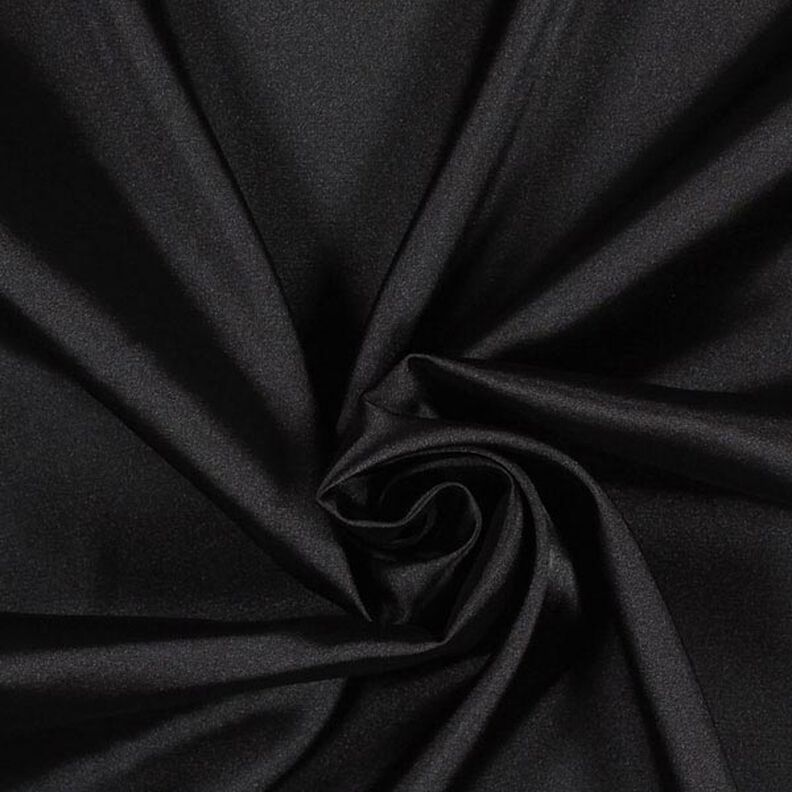Stretch Satin – nero,  image number 1