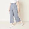 misto cotone-lino righe ampie – blu notte/bianco,  thumbnail number 6