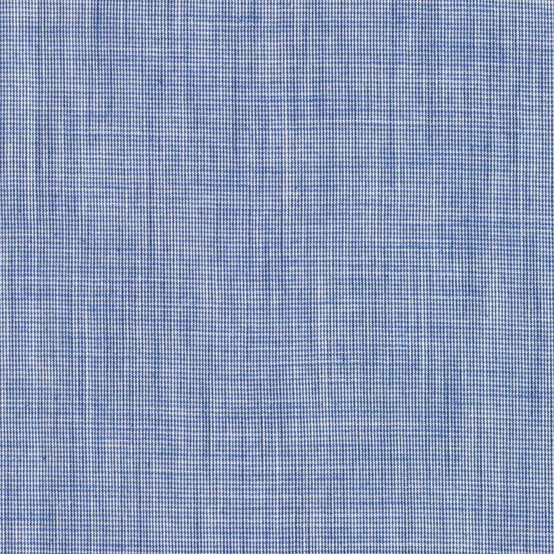 Mini pied de poule in tessuto di cotone – bianco/colore blu jeans,  image number 1